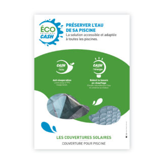 Affiche A3 Éco Solutions CASH – COUVERTURES SOLAIRES