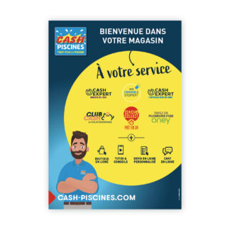 Affiche entrée de magasin