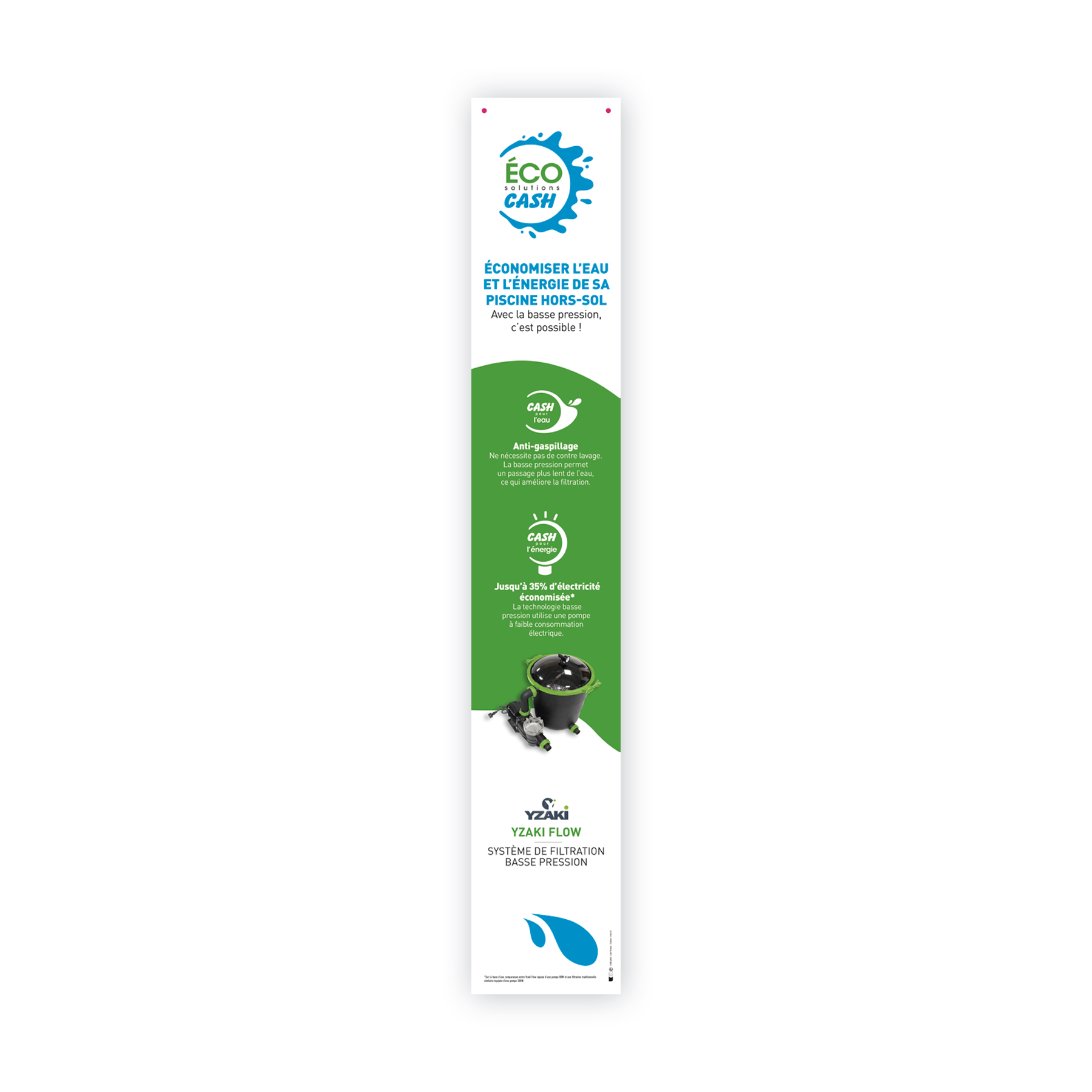 Descente de rayon Éco Solutions CASH - GROUPE DE FILTRATION YZAKI FLOW