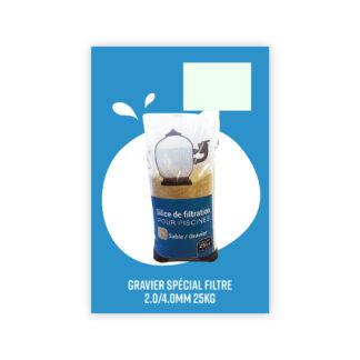 Panneau – Gravier spécial filtre