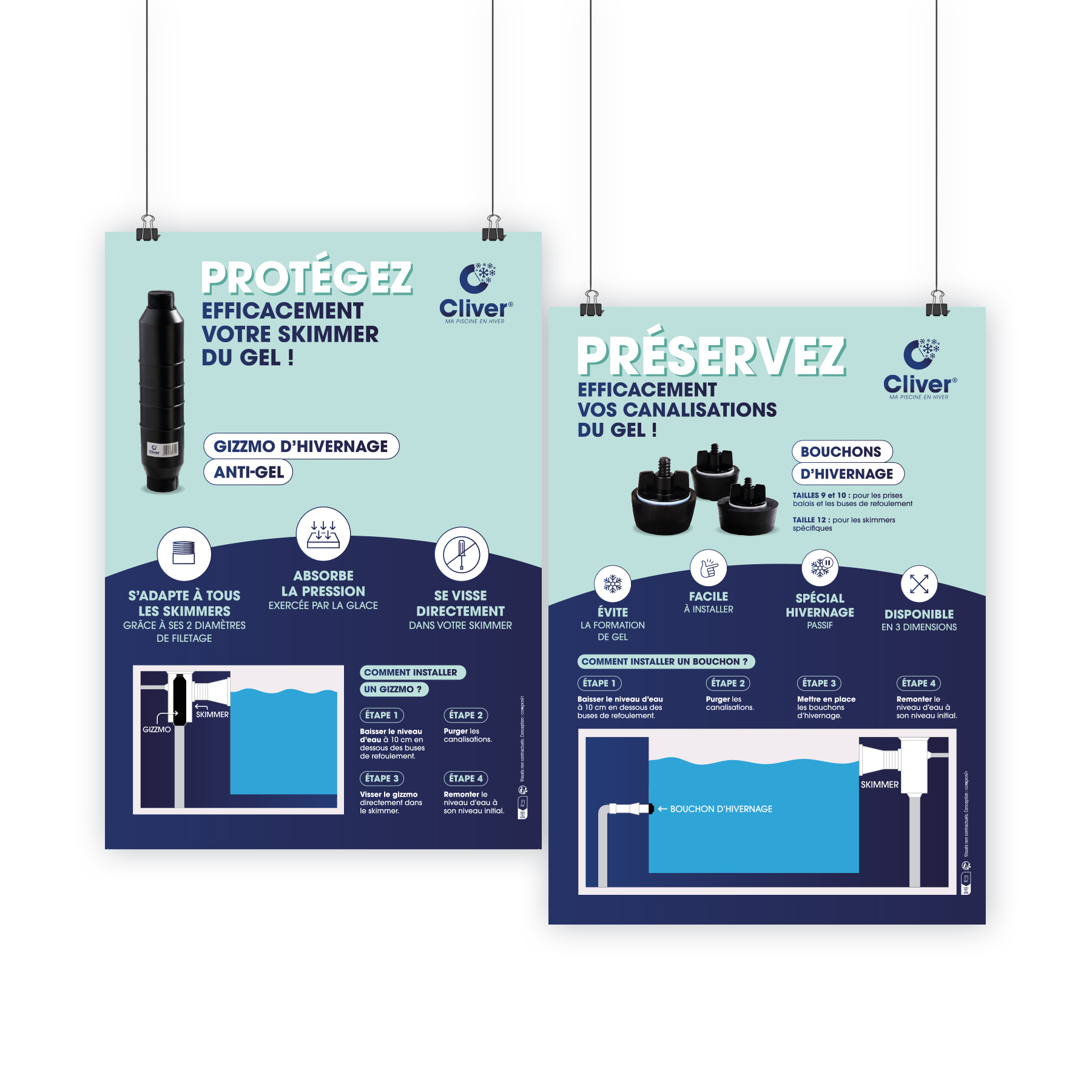 AFFICHE A3 – GIZZMO + BOUCHONS D’HIVERNAGE CLIVER